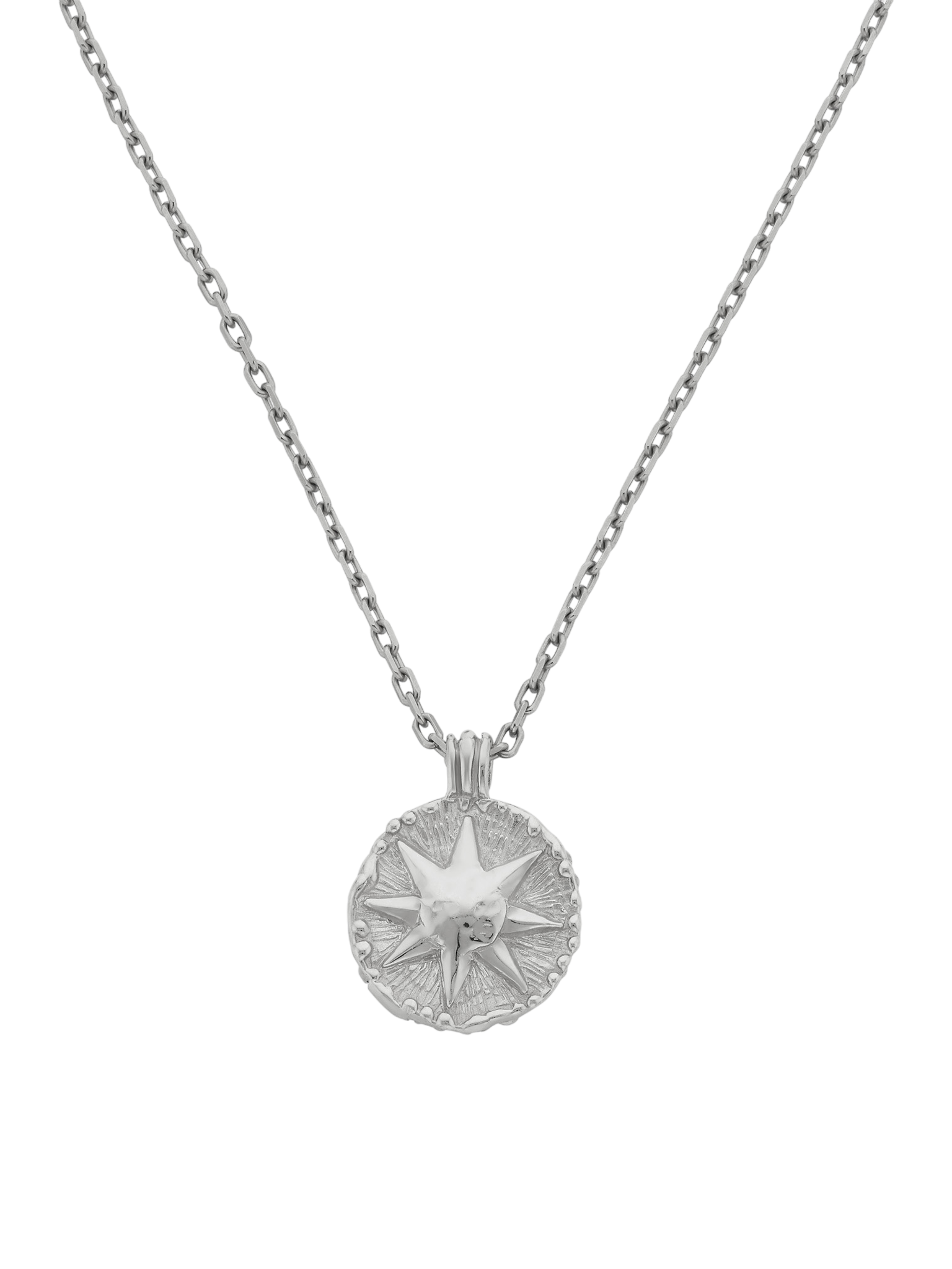 Let the sun shine in necklace silver